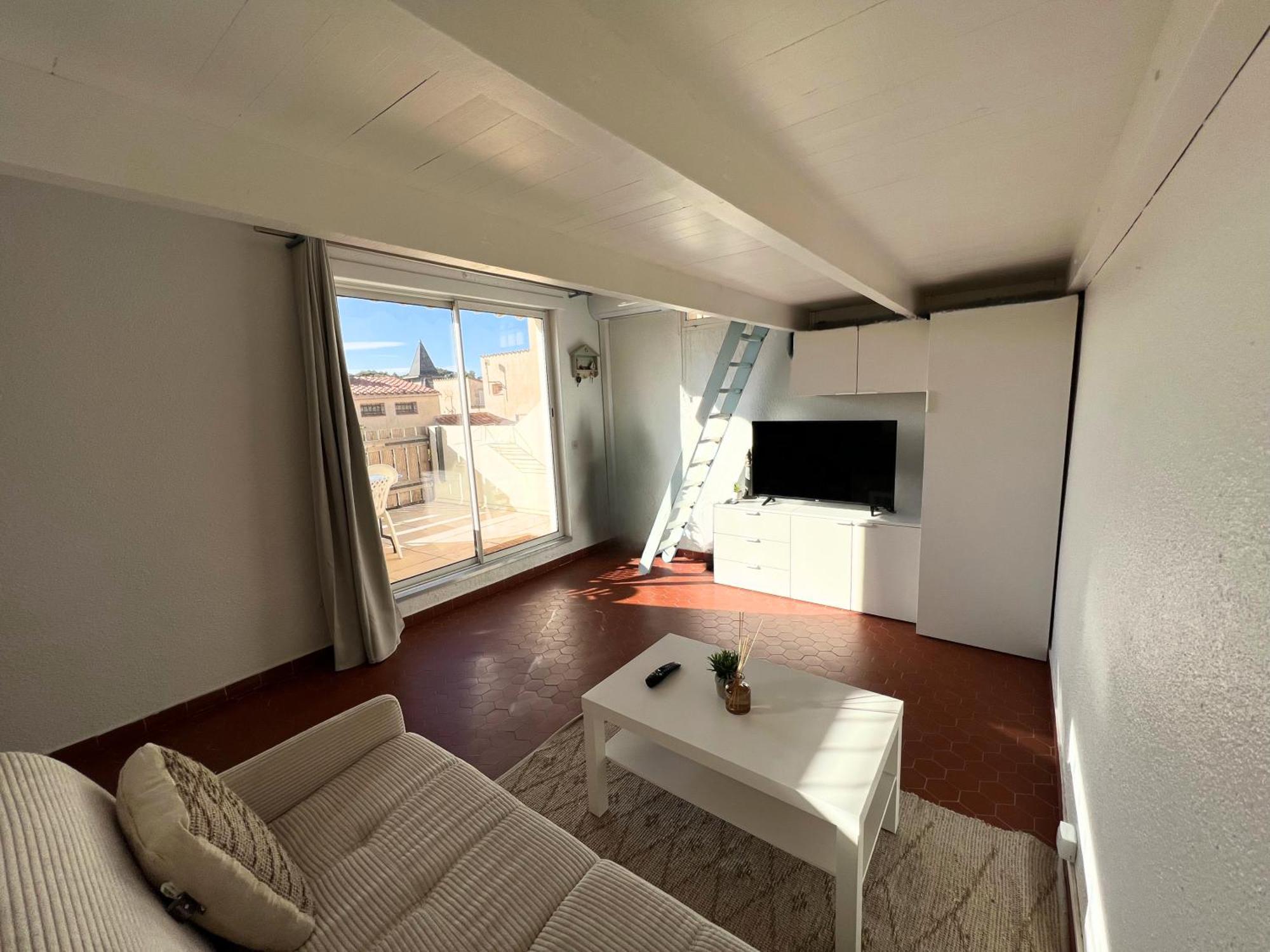 Appartement A 100M De La Plage - Terrasse & Parking Prive Le Barcarès Kültér fotó