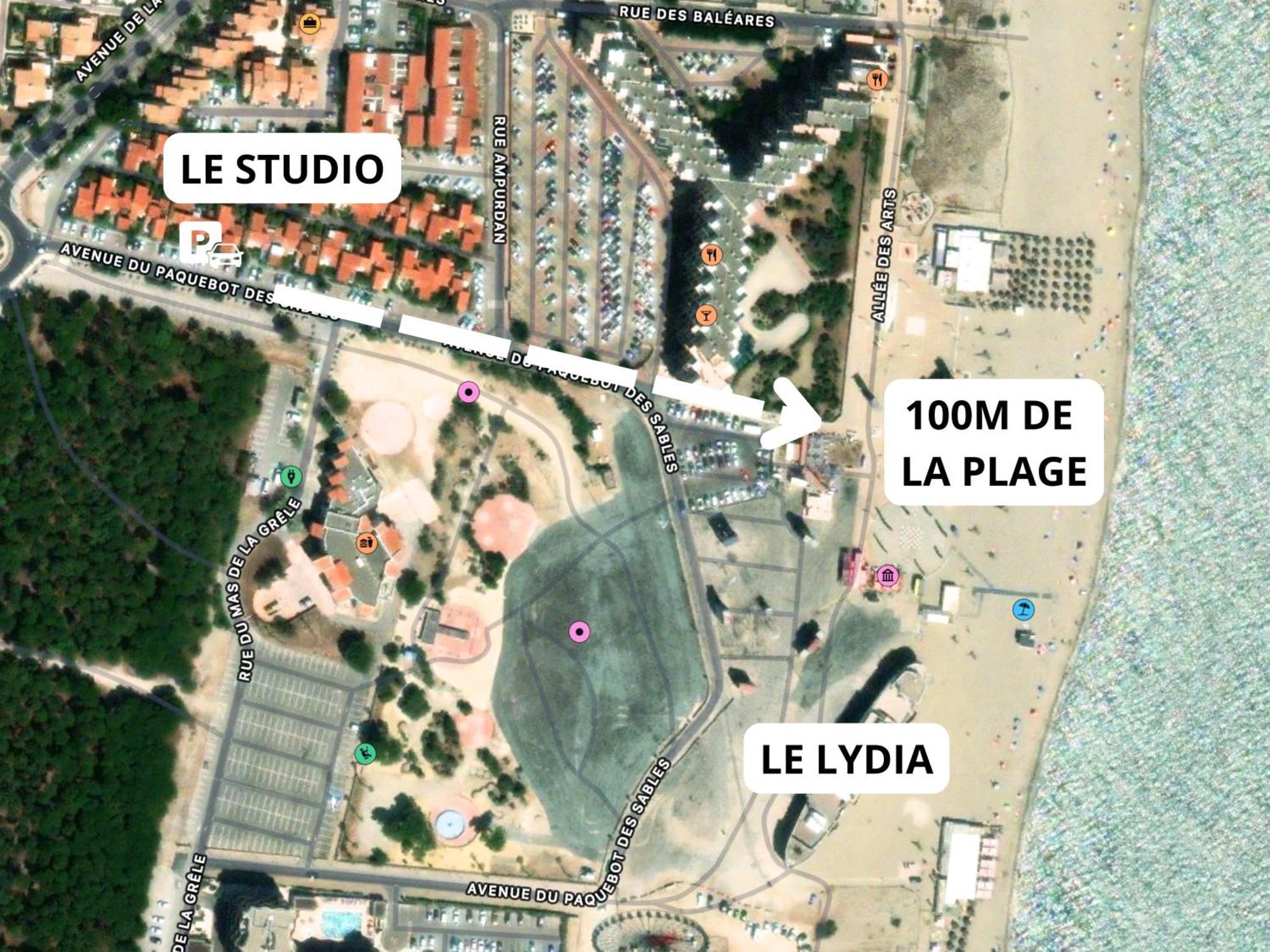 Appartement A 100M De La Plage - Terrasse & Parking Prive Le Barcarès Kültér fotó